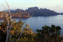 Sunrise from the island's peak