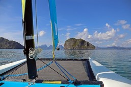 Taking out the hobie cat